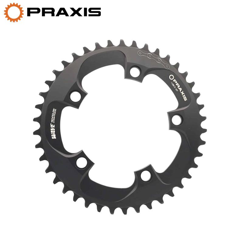 PRAXIS WAVEチェーンリング 40T 110BCD ナローワイド 美品 PRAXIS WAVEチェーンリング 40T 110BCD ナローワイド 美品
