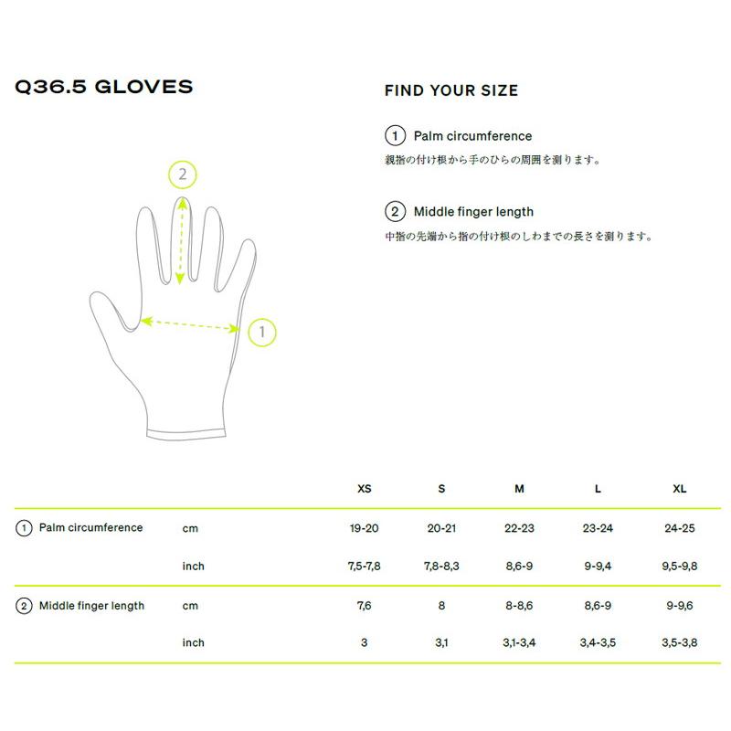 Q36.5 Super Termico Gloves Black サイクリンググローブ : サイクル