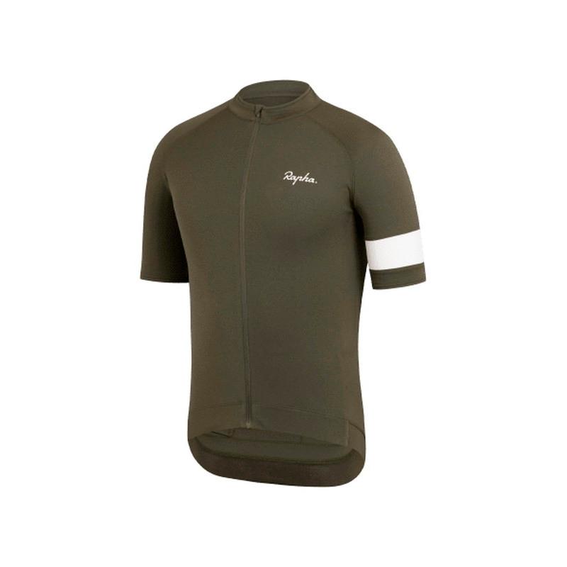 新品　ラファ コア　ジャージ　Lサイズ　ダークグリーン Rapha ラファ Coreサイクリングジャージ Dark Green : サイクル