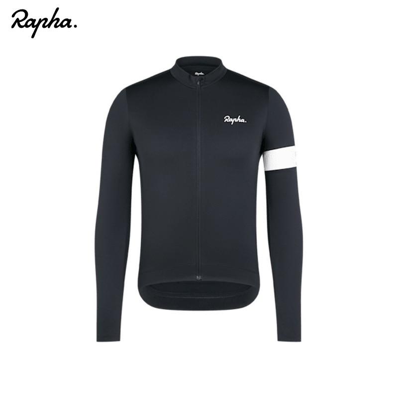 Rapha ラファ Core Thermal Long Sleeve サイクリングジャージ Black