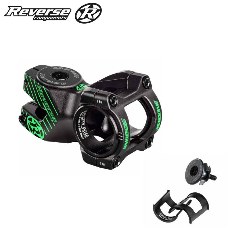 Reverse components Black One D-2 ステム 50mm（ブラック/グリーン