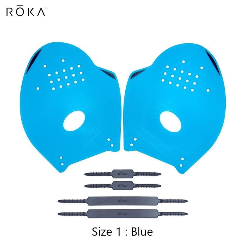 ROKA ロカ Pro Hand Paddles Cyan（Blue） Size 1 スイムトレーニング用ハンドパドル