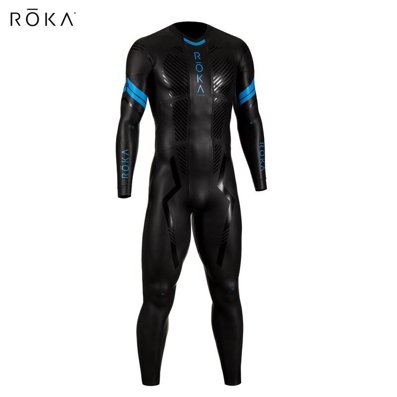 ROKA ロカ Wetsuits Maverick Comp II Black Cyan メンズ マーベリック コンプ2