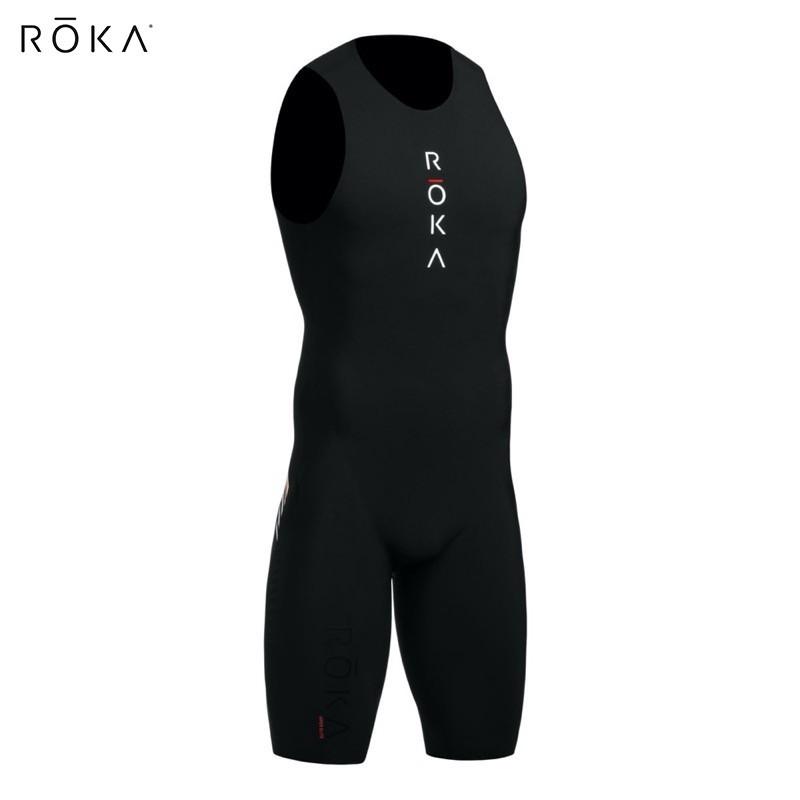 ROKA（ロカ）メンズViper Elite スイムスキン　Sサイズ ROKA ロカ Viper Elite sleeveless Black/Atomic Red メンズ・バイパー