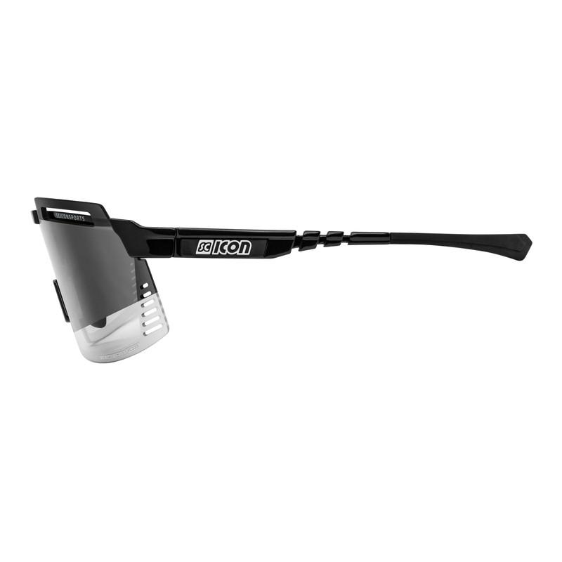 SCICON SPORTS シーコン AEROWATT FOZA エアロワット フォーザ Black Gloss/Photocromic Silver_2