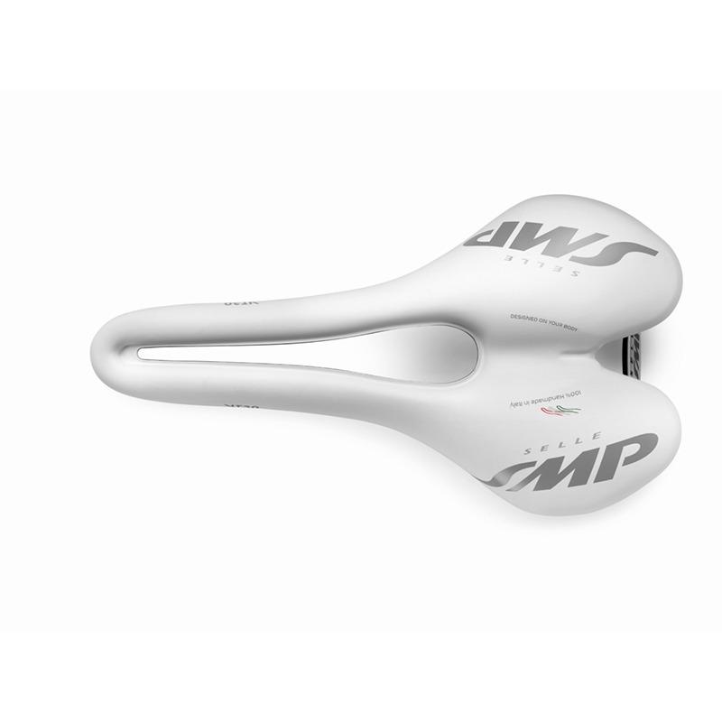 Volante Sabelt Sella Da Bici Selle SMP VT30C - Velluto Touch Bianco, Stile Racing, Made In Italy Sup Con Sedile