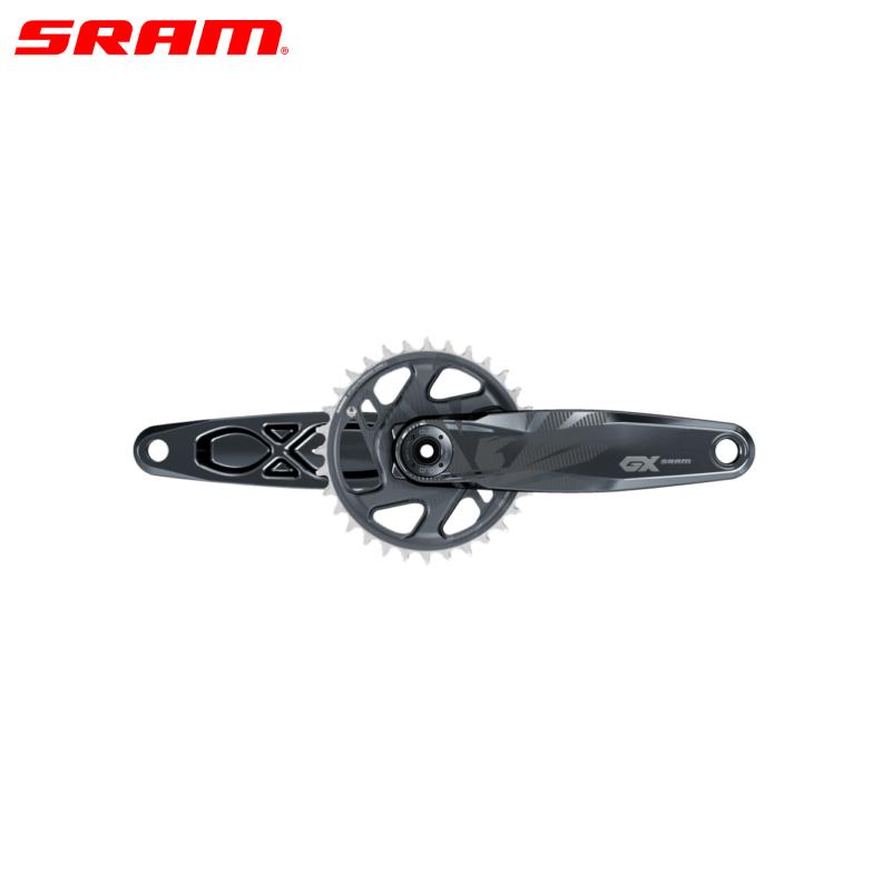 パーツ SRAM GX EAGLE crank set DUB FAT4 170mm SRAM スラム GX Eagle Crank Set DUB FAT4 30T Lunar : サイクル