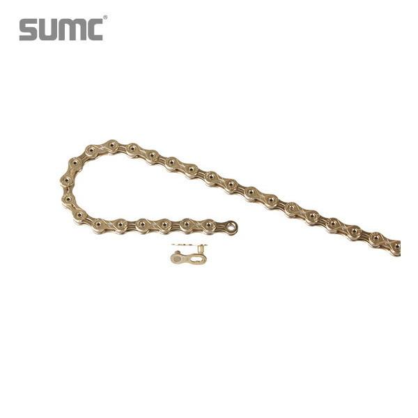 【新品・未使用】SUMC SX12SL 12速チェーン Black/Gold SUMC エスユーエムシー 12速チェーン SX12SL (ゴールド) : サイクル