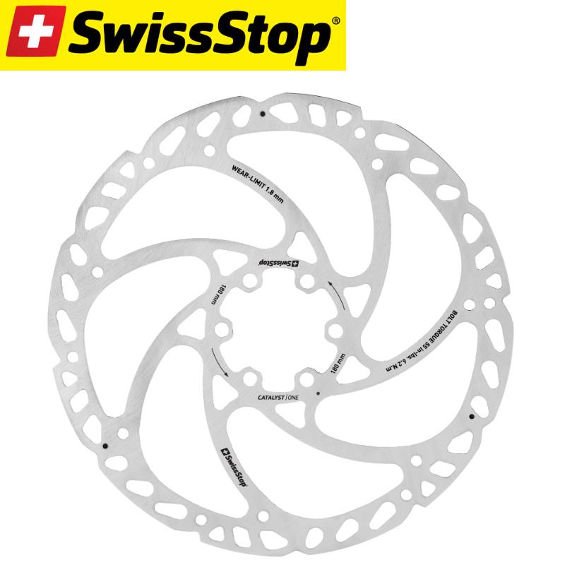 SwissStop Catalyst One Rotor de frein à disque 6 boulons de fixation 160 mm de diamètre