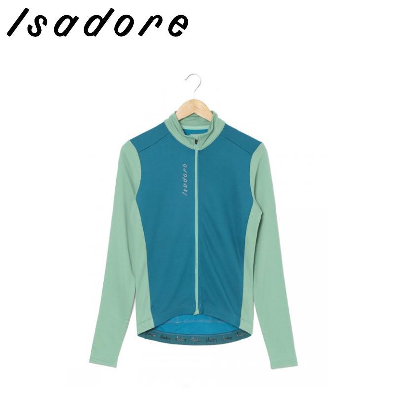 イザドア　サイクルジャージ　isadore Isadore イザドア Patchwork Thermal Long Sleeve Jersey Mサイズ