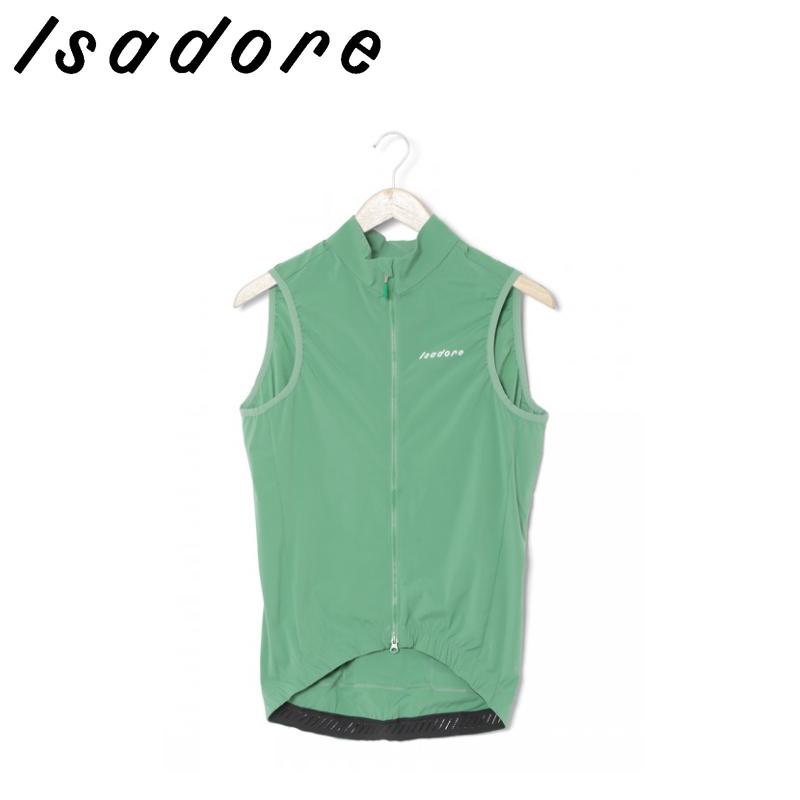 Isadore イザドア Debut Wind Gilet Lサイズ グリーン(Frosty Spruce