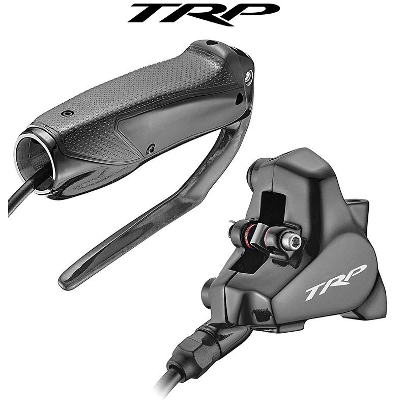 TRP DASH carbon 油圧ブレーキ TRP TTハンドル用油圧ブレーキセット HD-T910/HD-T912 ブラック T912