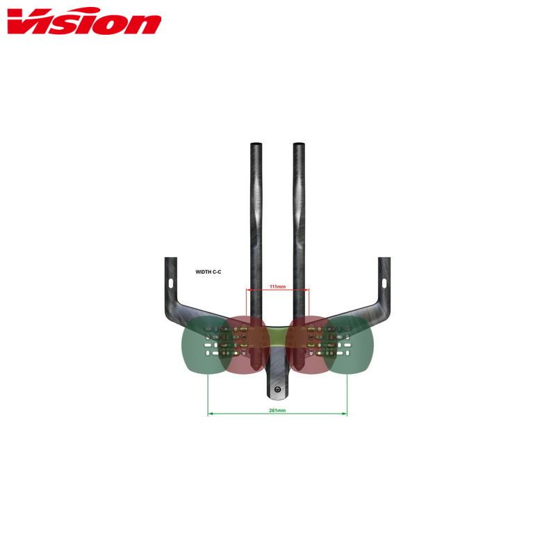 Vision Metron TFA JS Bend DHバー ヴィジョン Vision Metron TFA Aerobar Black, J-Bend 290 | eBay