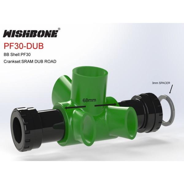 Wishboneウィッシュボーン Rord BB ”PF30-DUB” PF30用 SRAM DUB ROAD