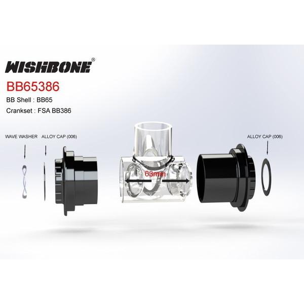 Wishboneウィッシュボーン Rord BB ”BB65386” BB65用 ROTOR BB30 / FSA