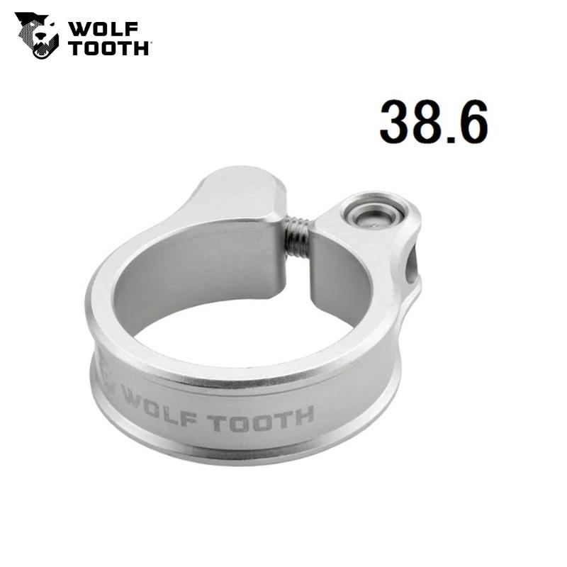 WolfTooth ウルフトゥース Seatpost Clamp 38.6mm Raw Silver シート 
