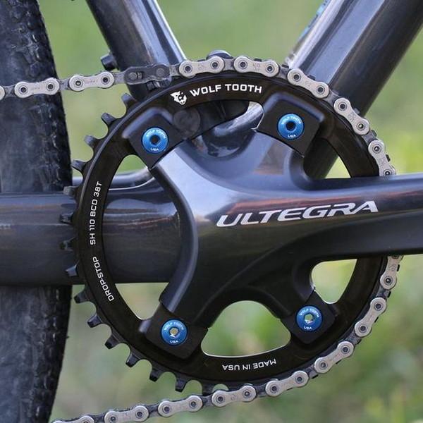 WolfTooth ウルフトゥース 110 BCD Chainring For Shimano 4 Bolt - x