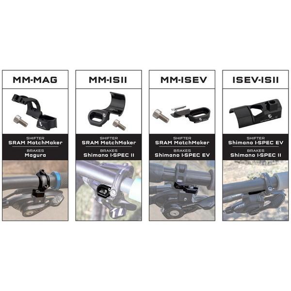 WolfTooth ウルフトゥース ShiftMount MM Shifter to I-Spec EV Brake