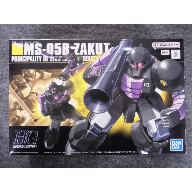BANDAI（バンダイ） 1/144 HGUC No.68 MS-05B ザクI 黒い三連星仕様