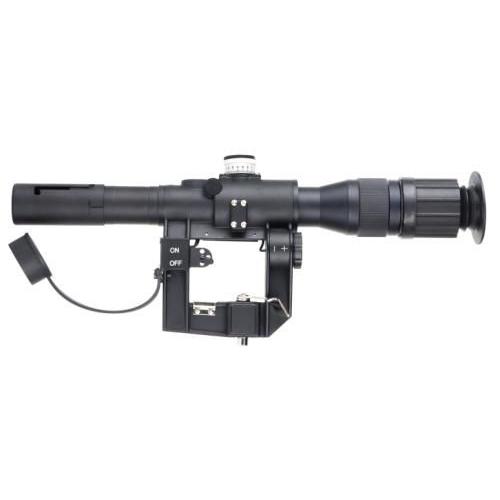 PSO-1タイプ 4倍固定 ライフルスコープ SVD AK サイドマウント対応