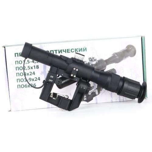 PSO-1タイプ 4倍固定 ライフルスコープ SVD AK サイドマウント対応