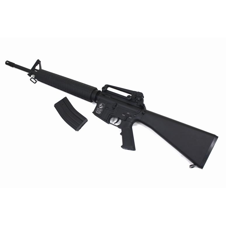 「送料無料・年末感謝」 DOUBLE BELL製 メタル電動ガン M16A3 リアル刻印 ブラック No.084 【2586233974】(13200円)