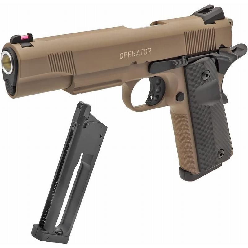 Carbon8 M45DOC Co2 ローバック（1911 茶 CB03) トイガン
