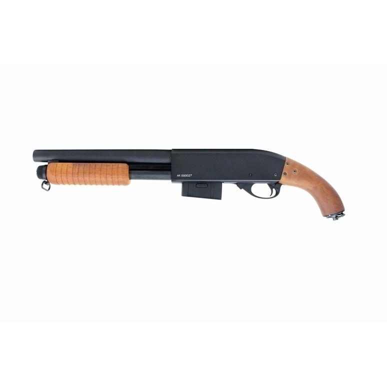 A&K M870 ソードオフ フェイクウッド 8870 ポンプアクションエアガン