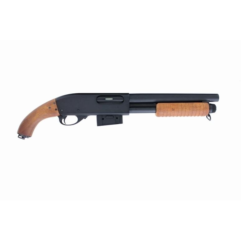 A&K M870 ソードオフ フェイクウッド 8870 ポンプアクションエアガン