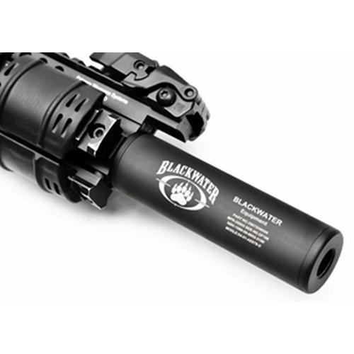 110mmショートサイレンサー 正逆14mmネジ対応 ブラックウォーター