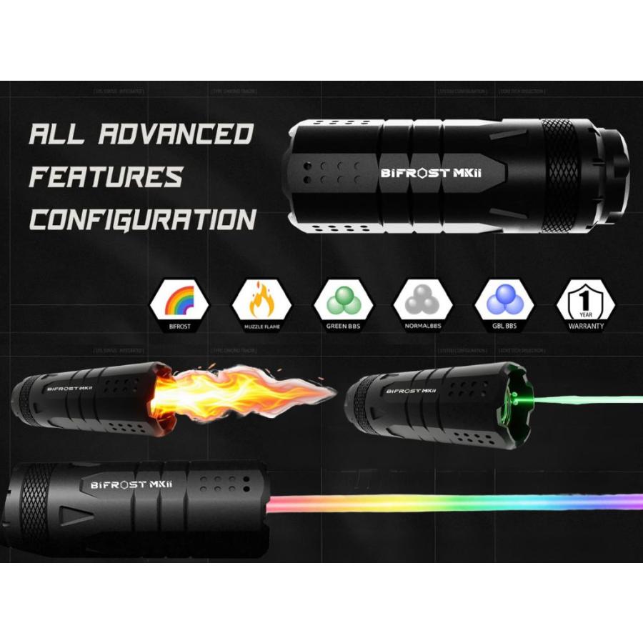 ACETECH BIFROST MK2 トレーサー マズルフラッシュ レインボー 搭載