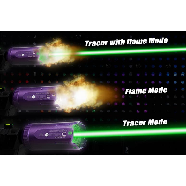 ACE-TECH BLASTER マズルフラッシュ フルオートトレーサBLACK hobbystorejp_acetech-blaster-c-bk