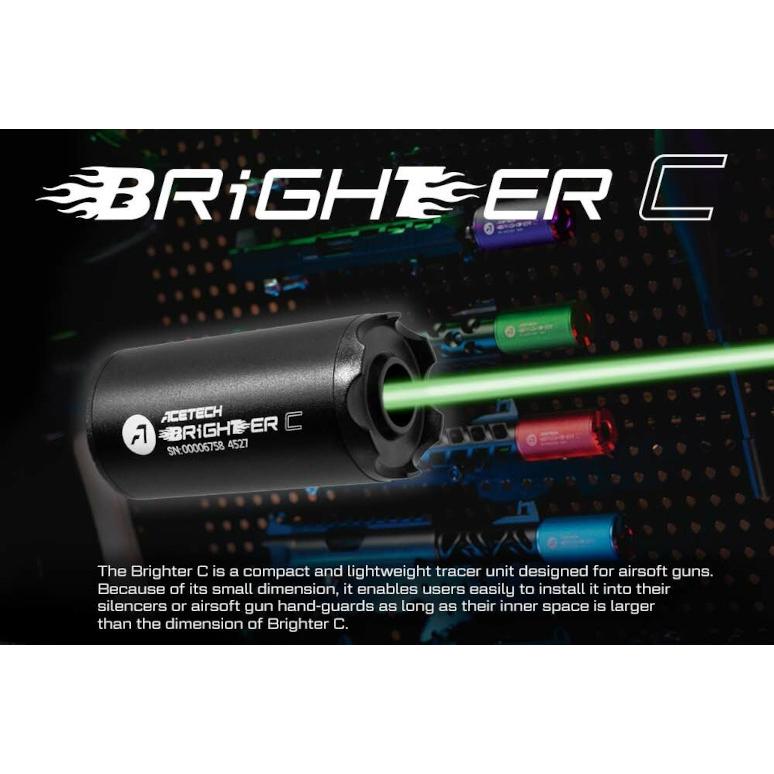 ACETECH  BRiGHT C  トレーサー ACETECH製 コンパクト トレーサー ユニットBRIGHTER C パープル 14mm逆
