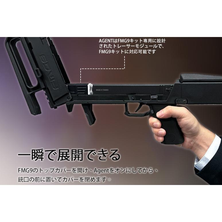 ACETECH AGENT FMG9キット専用 マズルフラッシュ トレーサー 赤・緑