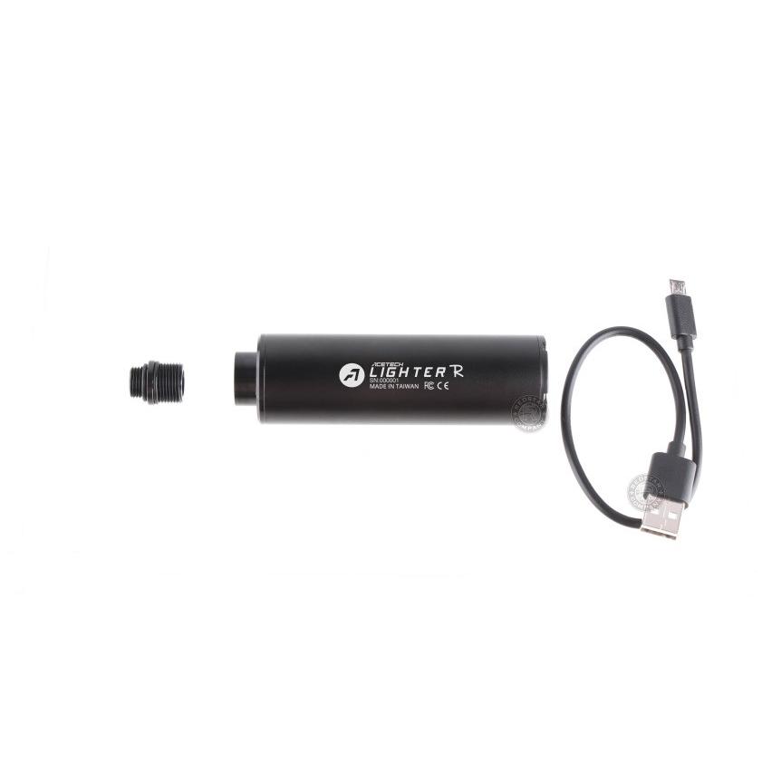 Acetech Lighter R トレーサー 蓄光BB弾付き　赤/緑 ACETECH BRIGHTER R 緑赤蓄光弾対応 コンパクト トレーサー