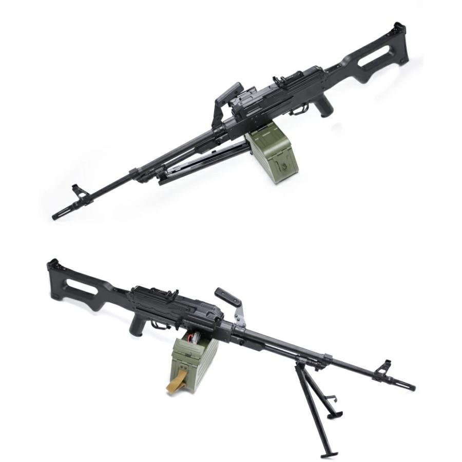 A&K製フルメタル電動ガン PKM ライトマシンガン ポリマーストック版 