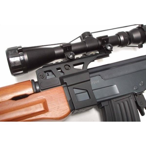 東京マルイ製電動ガン AK47 スコープ マウントベース マガジン6本 ケース付 東京マルイ製電動ガン AK47 スコープ マウントベース マガジン6