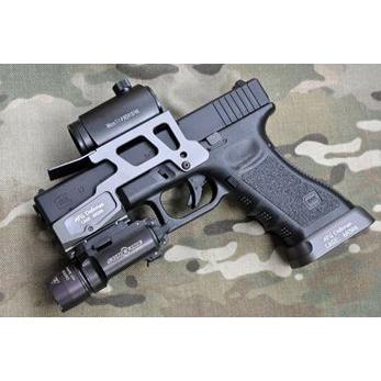 購入者決定　東京マルイ　グロック17カスタム　ALG   DEFENCE マウントセット付き ALG Defense タイプ 6-second オプティックマウント ＆ マグウェル