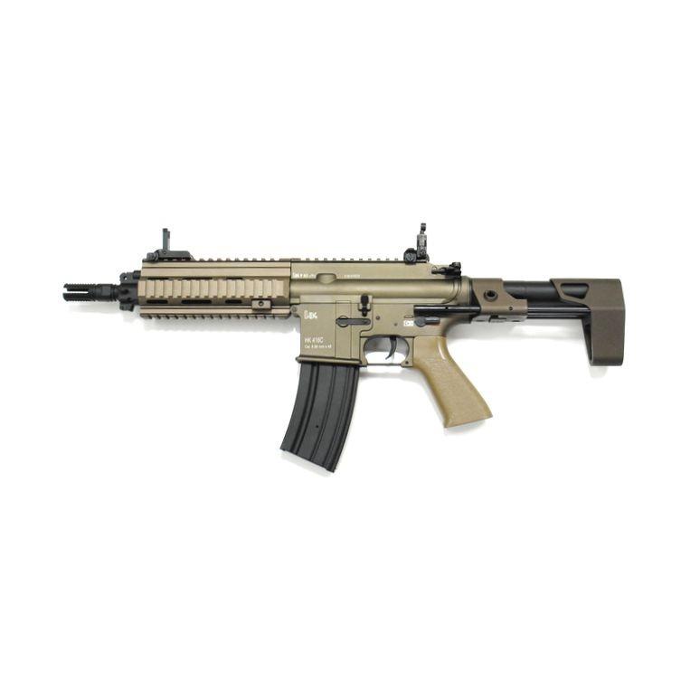 DOUBLE BELL HK416C リアル刻印 メタル電動ガン ダークアース No.816S