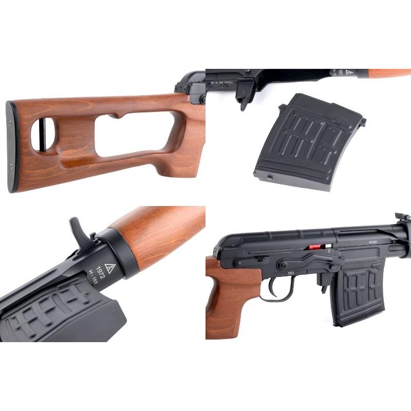 ドラグノフエアコキ！格安？ SFBC ONLINE SHOP / A&K製 エアコッキング エアガン ドラグノフ SVD