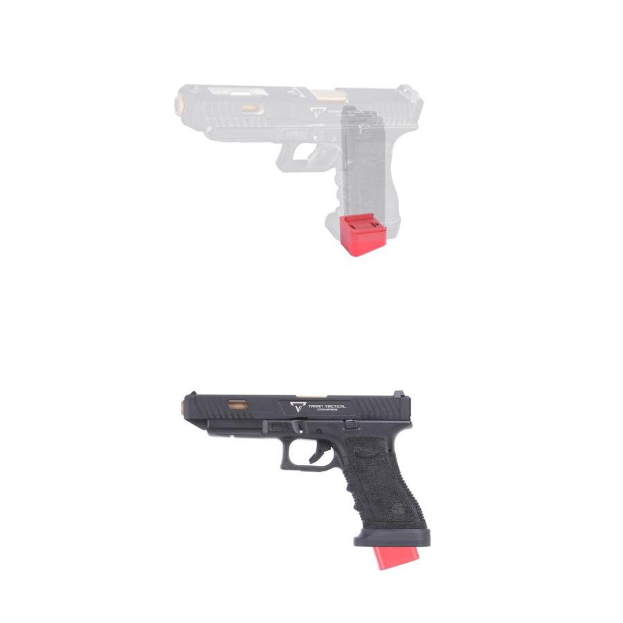 BELL TTIタイプ GLOCK用 マガジンバンパー レッド : hobbystorejp
