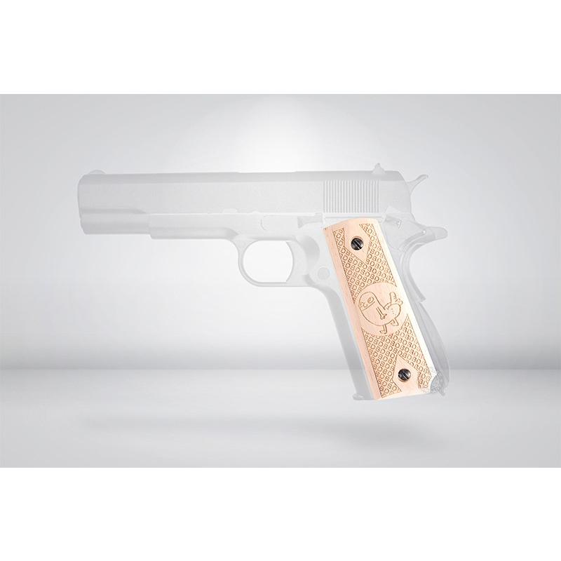 東京マルイ M1911A1 MEU 対応 ウッド グリップ パネル ディックバット