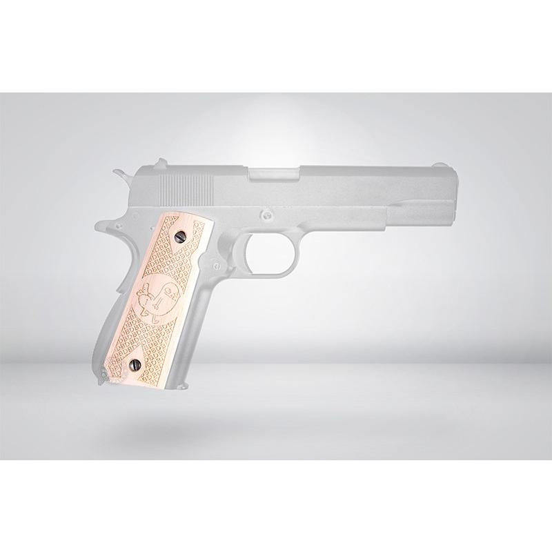 東京マルイ M1911A1 MEU 対応 ウッド グリップ パネル ディックバット
