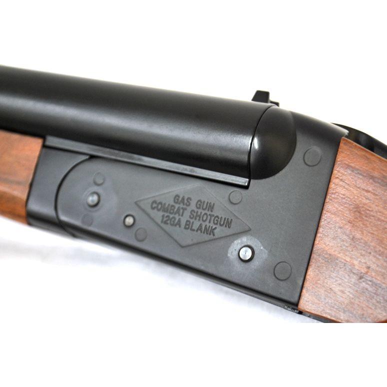 【ほぼ未使用】 華山 MAD MAX マッドマックス フルメタル ガス　ショットガン ダブルバレル ロング ガスシェル２個付き NEWバージョン 【Z2616588302】(13355円)