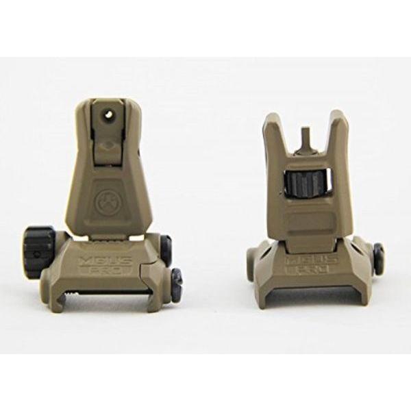 【実物】マグプル Magpul MBUS 3アイアンサイトセット タンカラー MAGPULタイプ MBUS-PRO レプリカバックアップサイト TAN 刻印入り