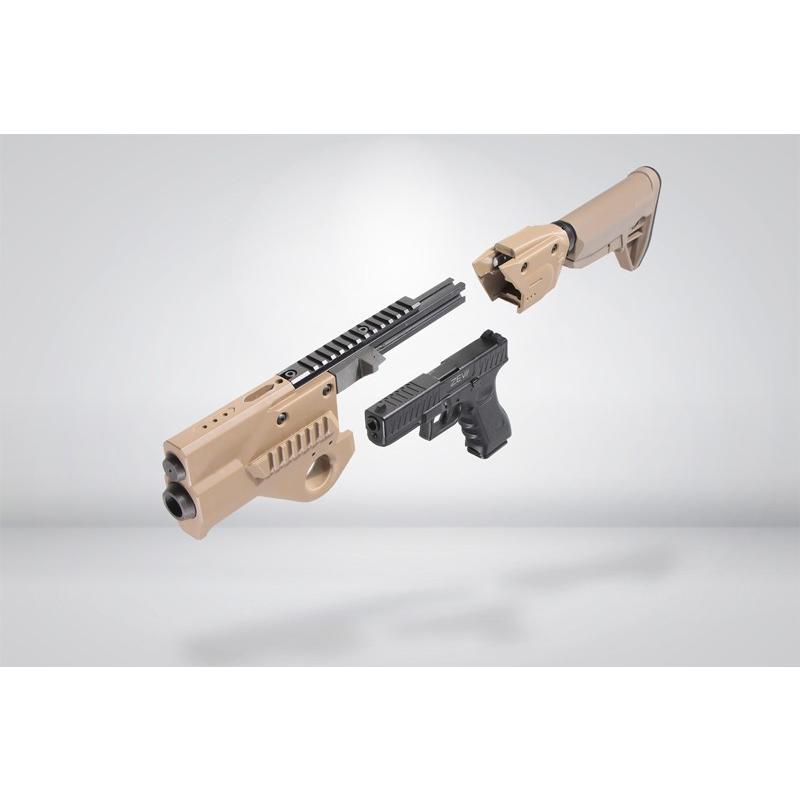 CAA グロックカービンキット タンカラー ライト付き グロック CAAカービンキット 模立方製 G17/G19X/G19gen5 対応 – VOISKY