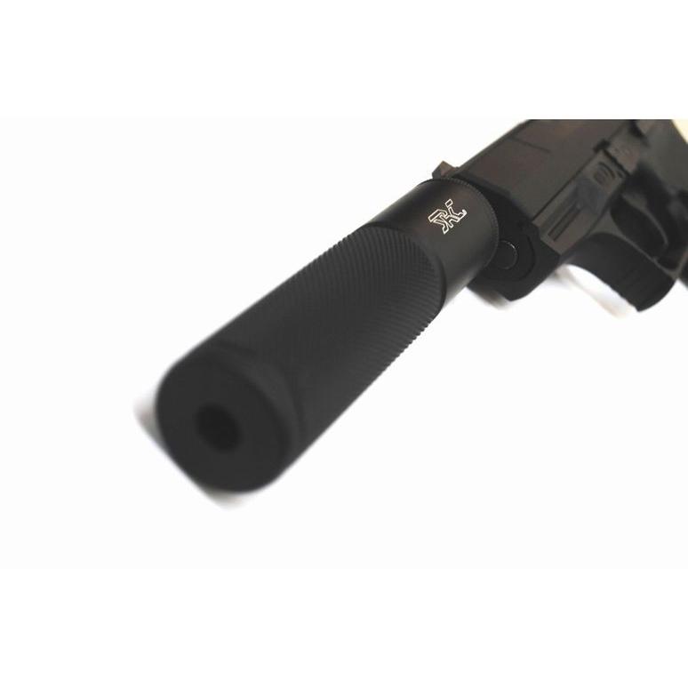 4面カット　超硬合金　バレル ファイナルアンサー　改　ＵＳＥＤ C&C Tac SilencerCoスタイル スレッドプロテクター BK (14mm逆