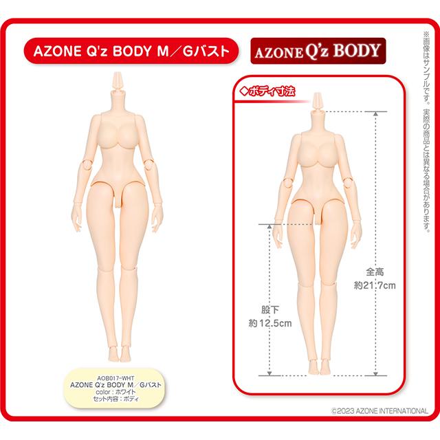 アゾンインターナショナル AZONE Q'z BODY M/Gバスト 1/6 アゾンインターナショナル AZONE Q'z BODY M/Gバスト 1/6