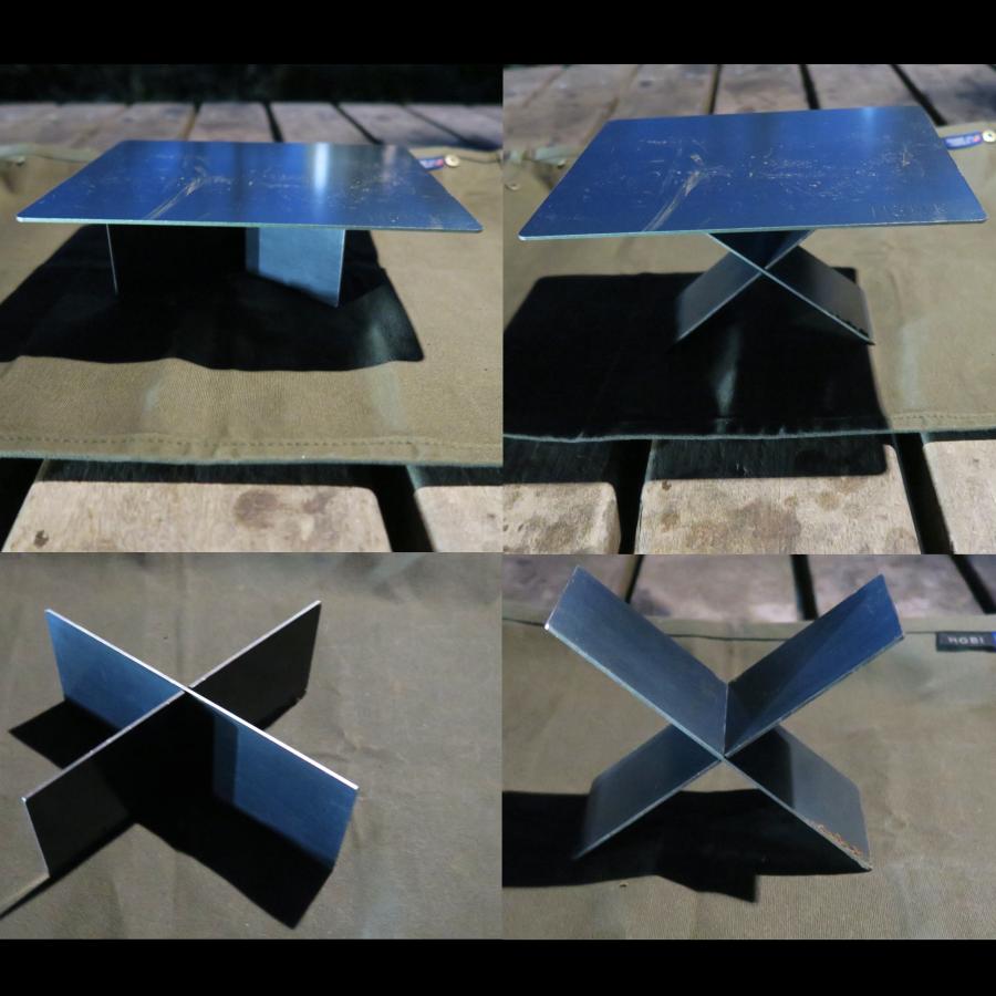ブラックアイアンテーブル HOBI 日本製 漆黒 鉄 無骨でタフ 20×17×6