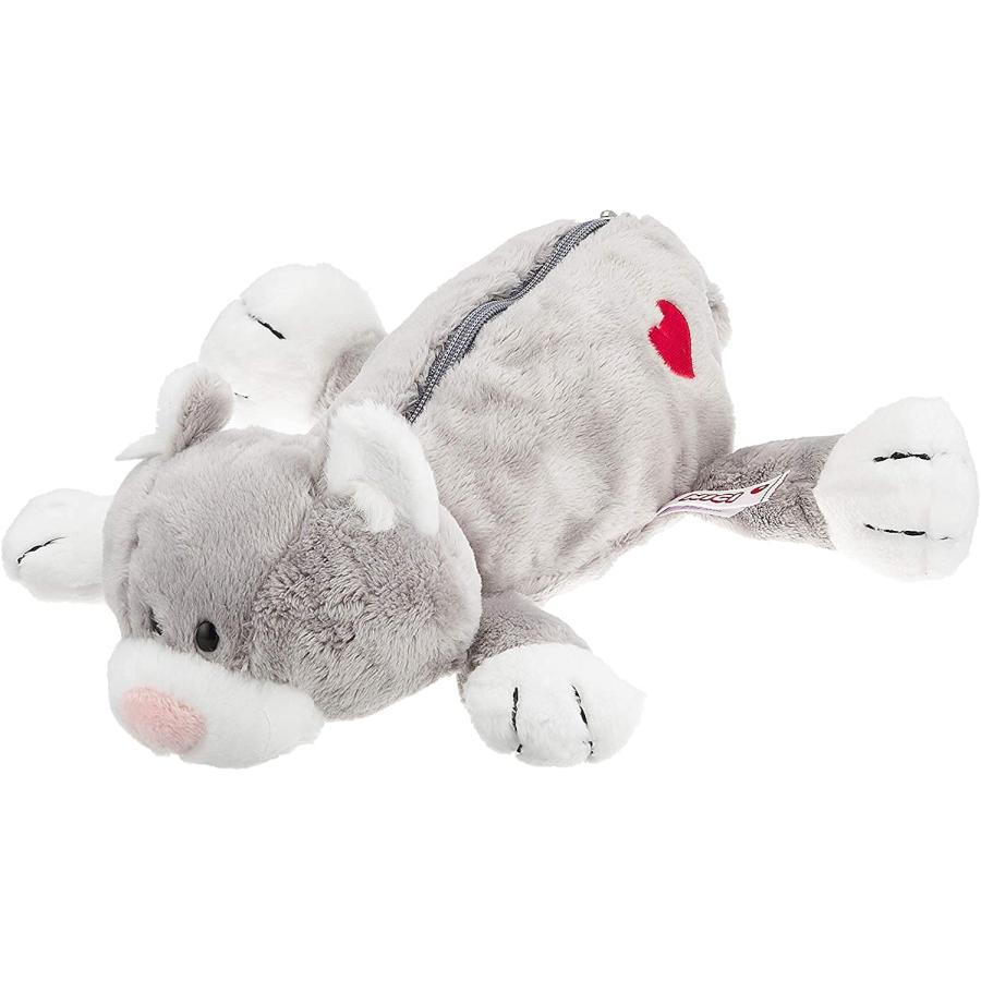 グレー ぬいぐるみ 筆箱 動物型 nici NICI ニキ ペンケース グレーキャット 筆箱 フィギュア